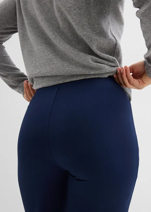 M&aring;ngsidiga sportleggings med fickor med dragkedja, bonprix