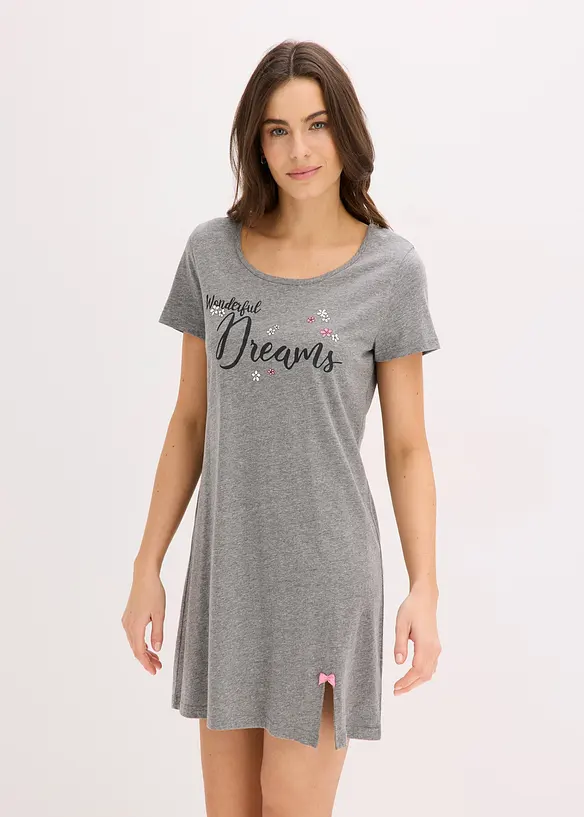 Kort nattlinne med ekologisk bomull, bonprix