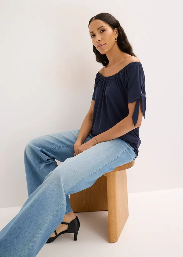 Singoallatopp med knytdetalj, bonprix