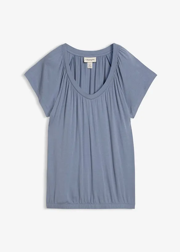 Topp av viskos, korta &auml;rmar, bonprix