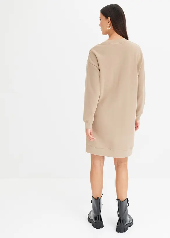 Trik&aring;kl&auml;nning i oversizemodell av mjuk bomullsmix, bonprix