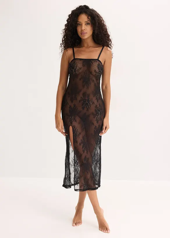 Spetskl&auml;nning med avtagbara axelband, bonprix