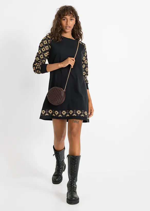 Trik&aring;kl&auml;nning med m&ouml;nster, bonprix