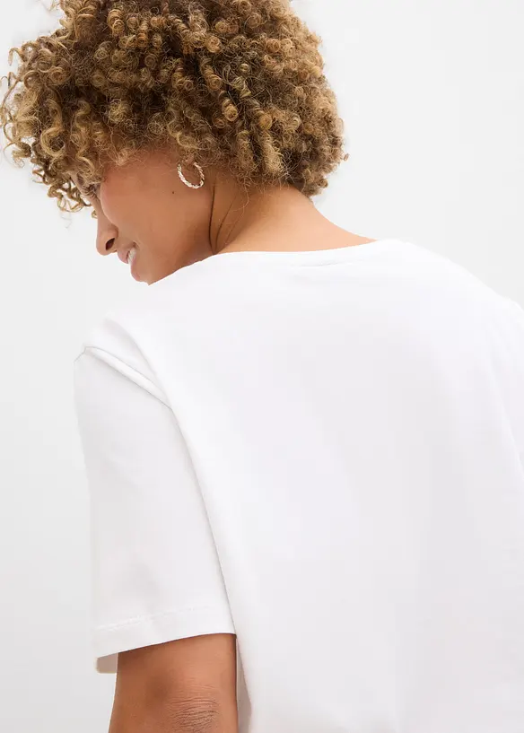 Vid T-shirt i ekologisk bomull, bonprix