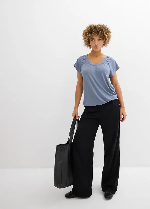 Topp av viskos, korta &auml;rmar, bonprix