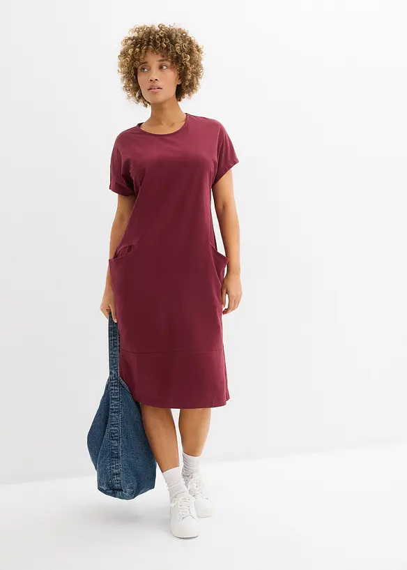 Jerseykl&auml;nning med fickor, bonprix