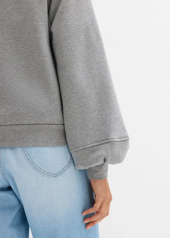 Blusjacka med ballong&auml;rmar, bonprix