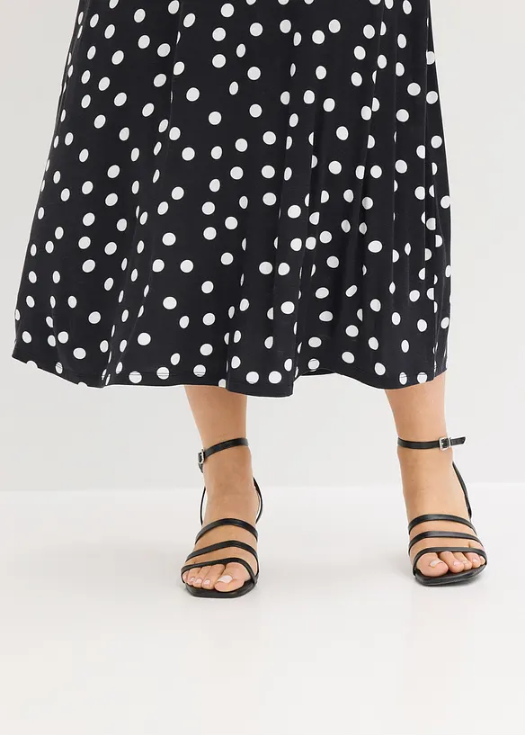 Mellanl&aring;ng kl&auml;nning i viskosmix, bonprix