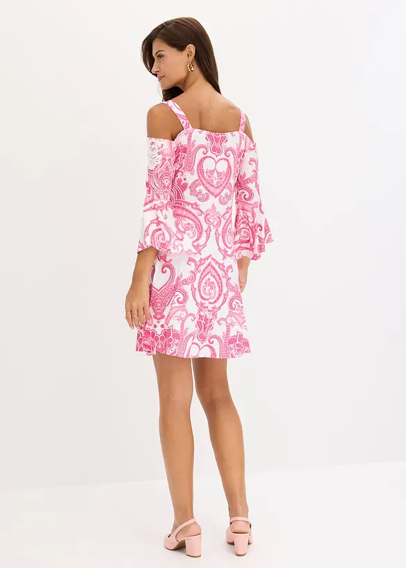 Utsv&auml;ngd kl&auml;nning med bara axlar, bonprix