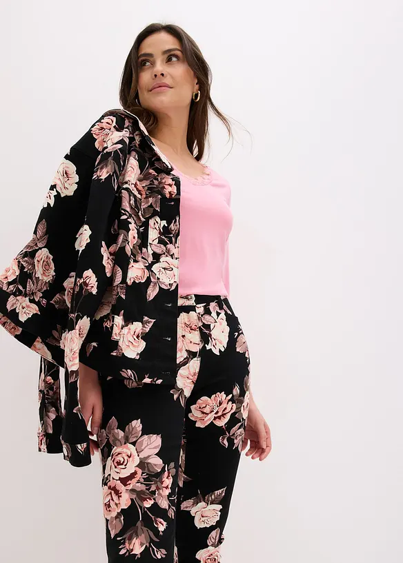 Topp med spets, bonprix