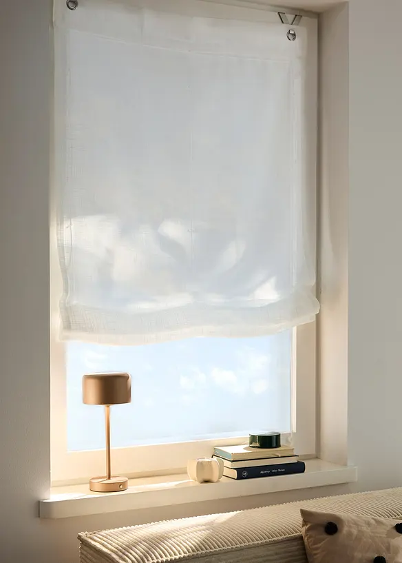 Hissgardin med linnelook, bonprix