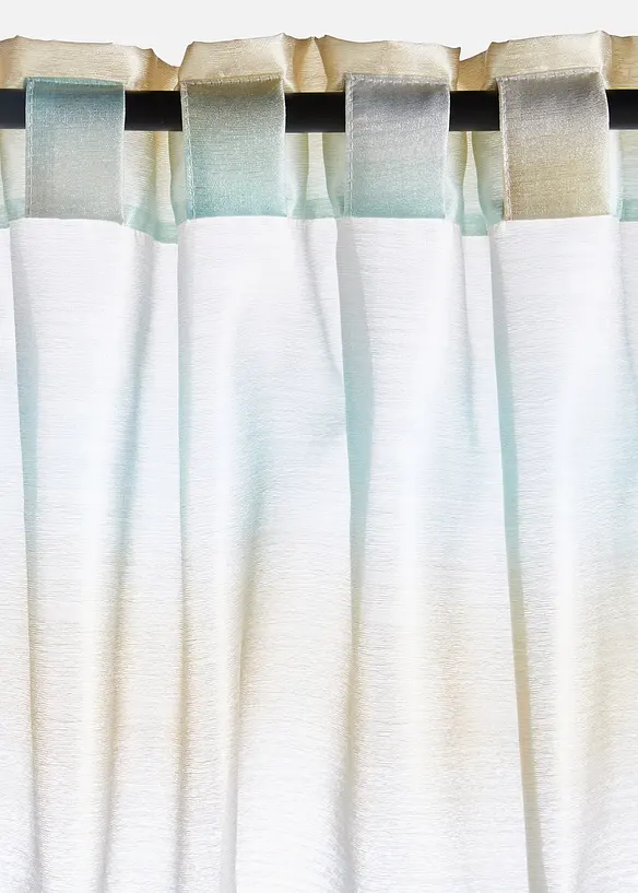 Gardin med glansiga effekter (1-pack), bonprix