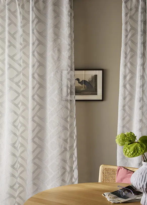 Gardin med burnout-m&ouml;nster (1-pack), bonprix