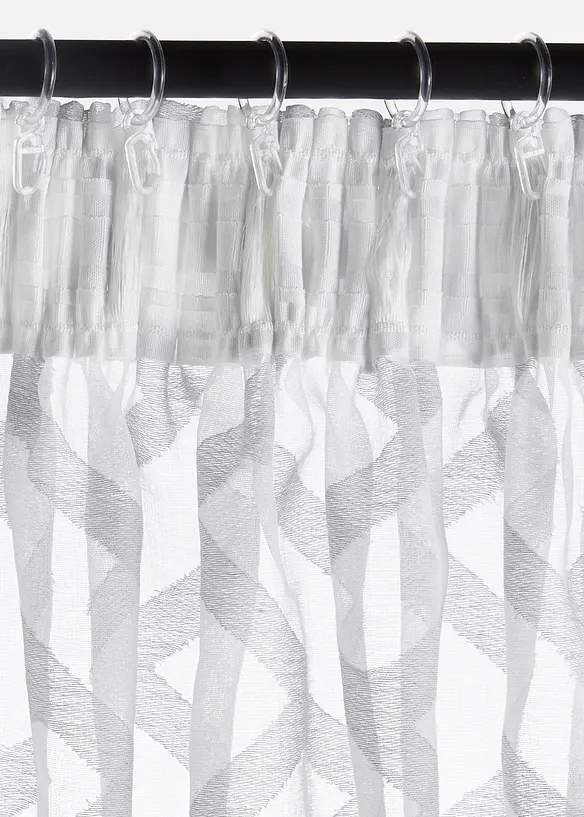 Gardin med burnout-m&ouml;nster (1-pack), bonprix