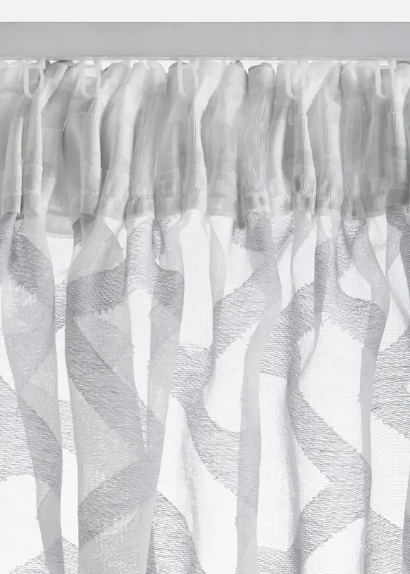 Gardin med burnout-m&ouml;nster (1-pack), bonprix