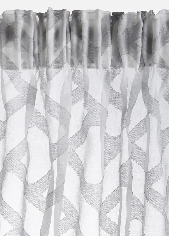 Gardin med burnout-m&ouml;nster (1-pack), bonprix