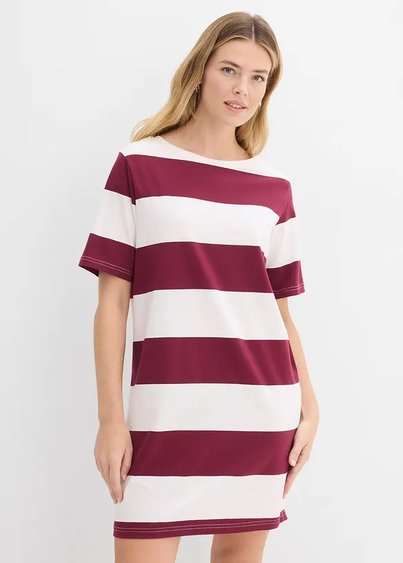 Kl&auml;nning i boxy modell av ekologisk bomull, bonprix