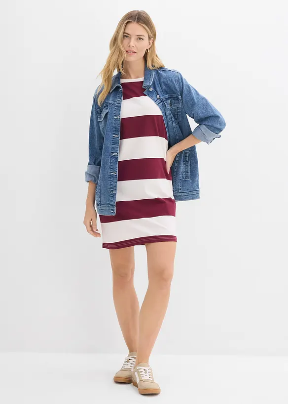 Kl&auml;nning i boxy modell av ekologisk bomull, bonprix