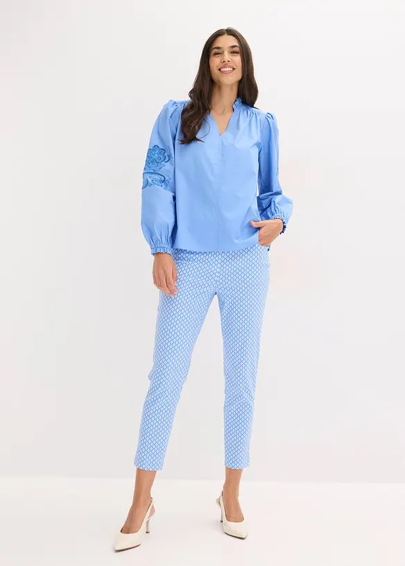 Stretchig 7/8-byxa av bengalin, bonprix