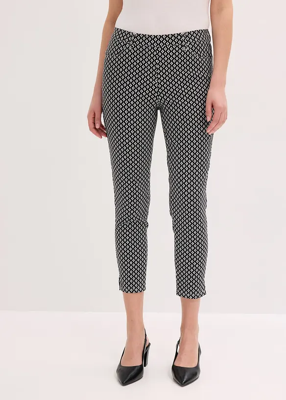 Stretchig 7/8-byxa av bengalin, bonprix