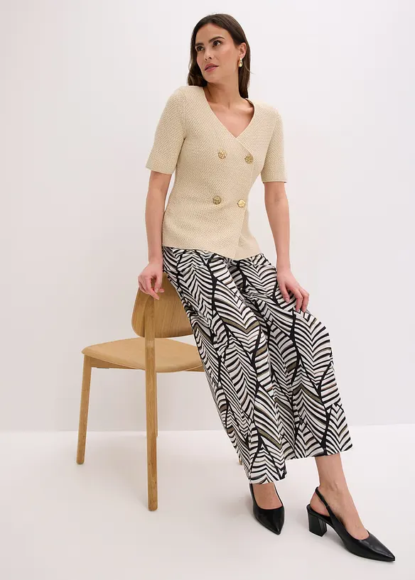 Stickad cardigan, bonprix