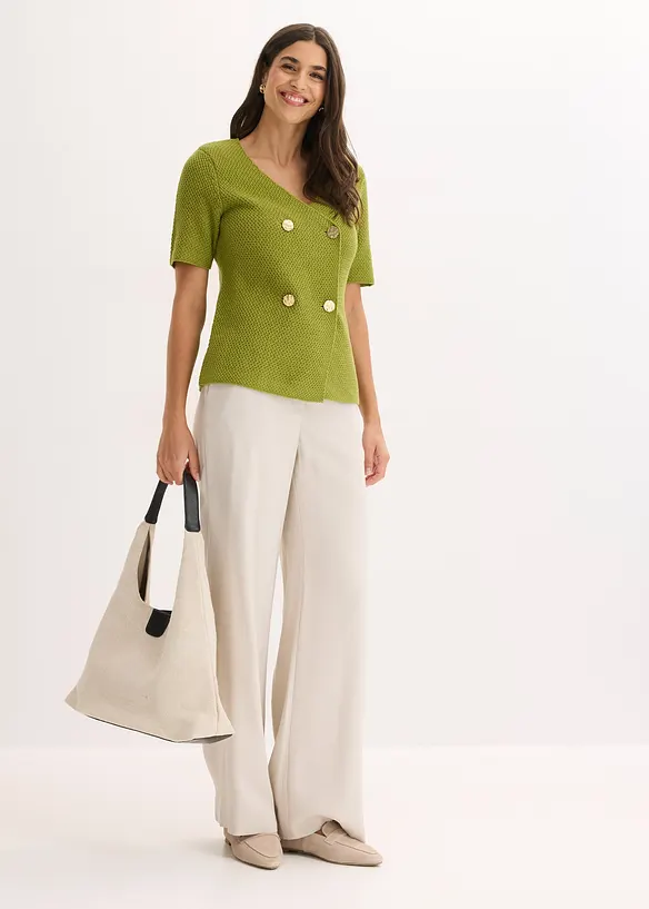 Stickad cardigan, bonprix