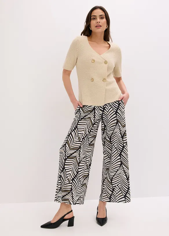 Stickad cardigan, bonprix