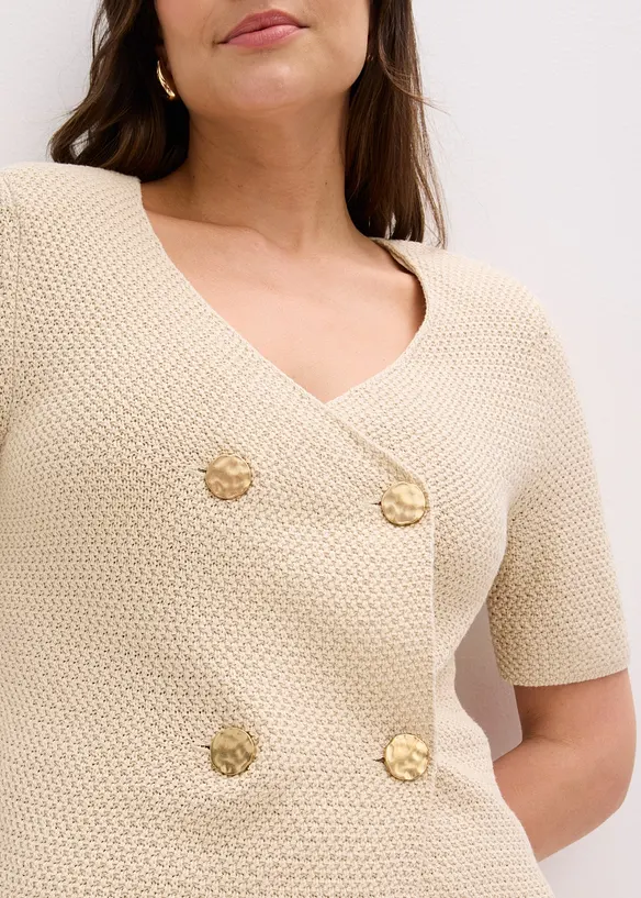 Stickad cardigan, bonprix