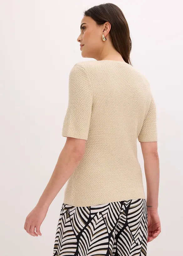 Stickad cardigan, bonprix