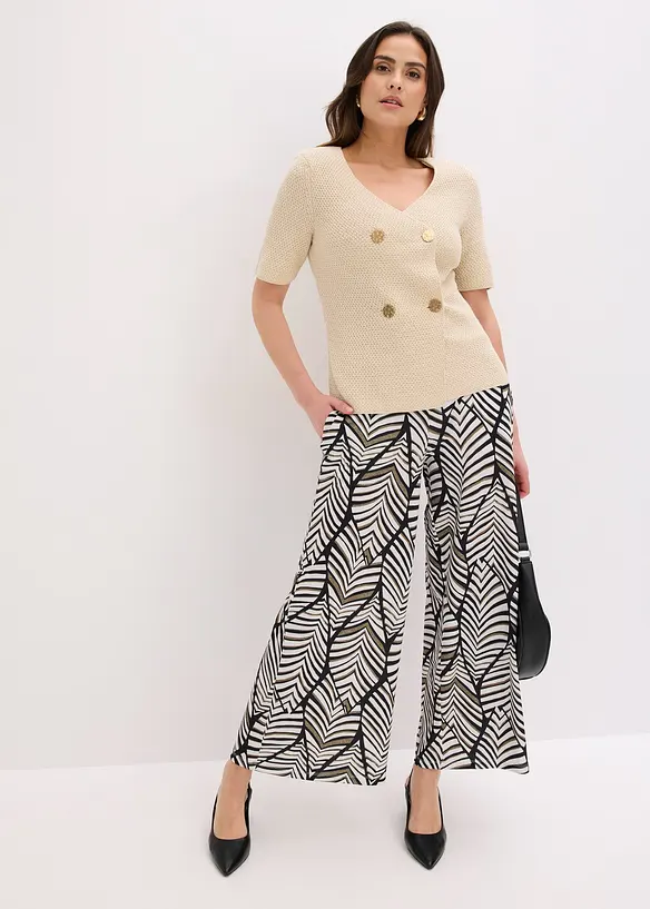 Jerseybyxa i vid modell, bonprix