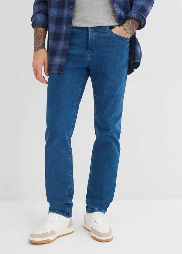 Classic Fit Stretch Jeans, Tapered, bonprix