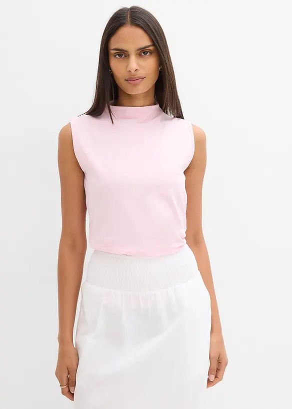 Linne i elastisk bomullsmix, bonprix