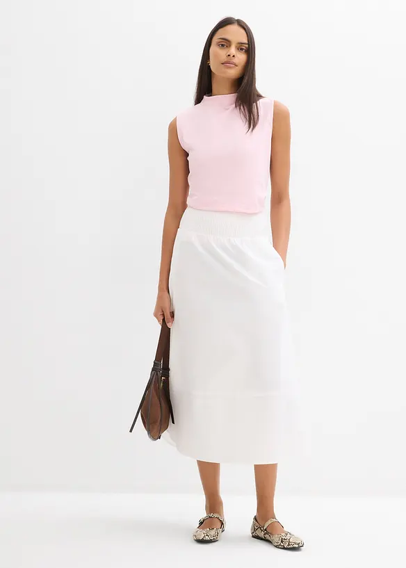 Linne i elastisk bomullsmix, bonprix