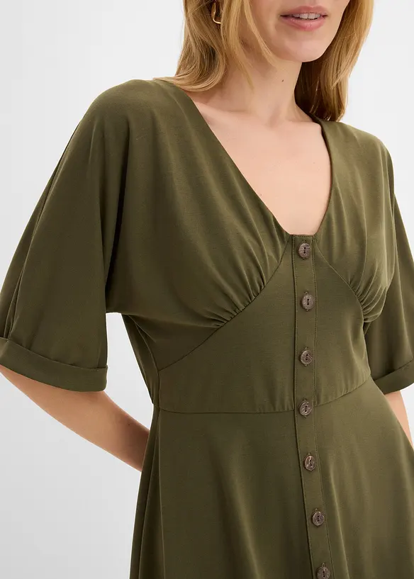 Minikl&auml;nning med insv&auml;ngd midja, bonprix