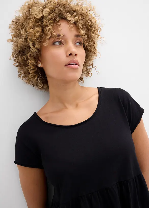 Mellanl&aring;ng kl&auml;nning i ekologisk bomull, bonprix