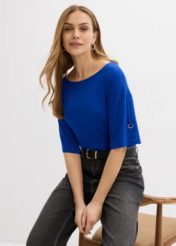 T-shirt med b&aring;tringning, bonprix