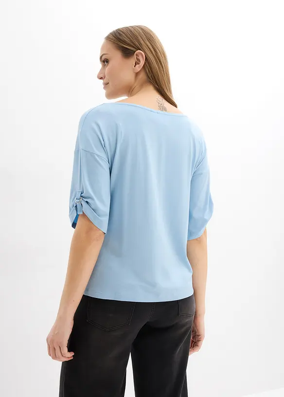 T-shirt med b&aring;tringning, bonprix