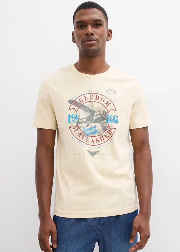 T-shirt i ekologisk bomull, bonprix