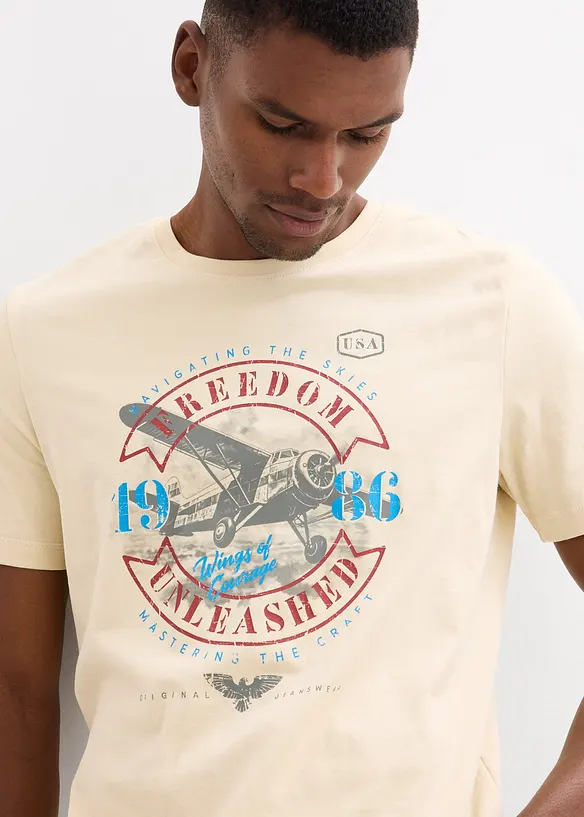 T-shirt i ekologisk bomull, bonprix