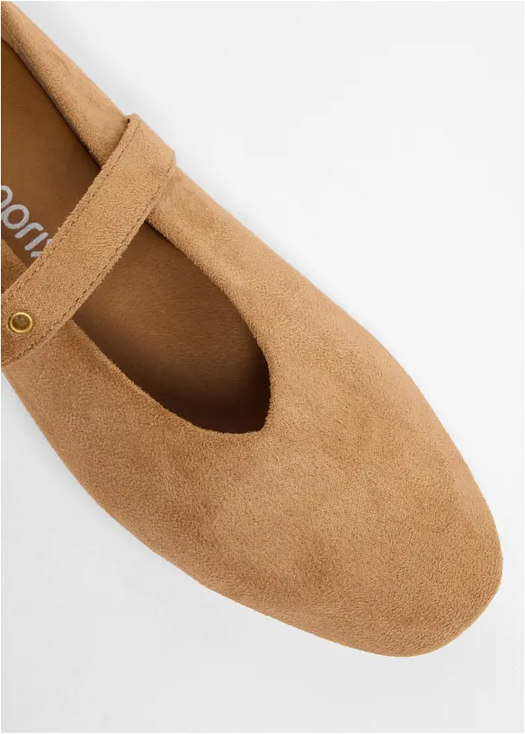 Ballerinaskor med &ouml;ljetter, bonprix