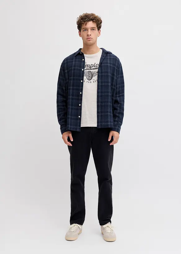 L&aring;ng&auml;rmad skjorta fr&aring;n JJ REBEL, JJ REBEL