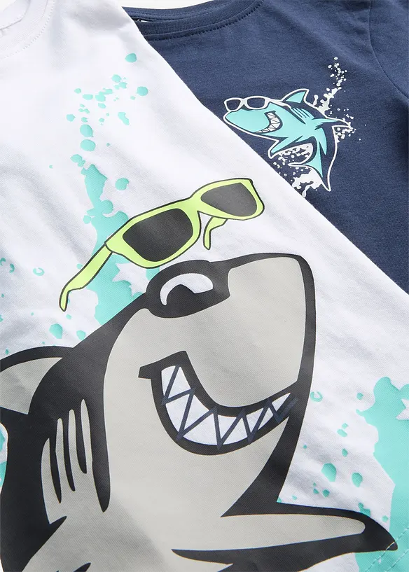 T-shirt i ekologisk bomull (2-pack), bonprix