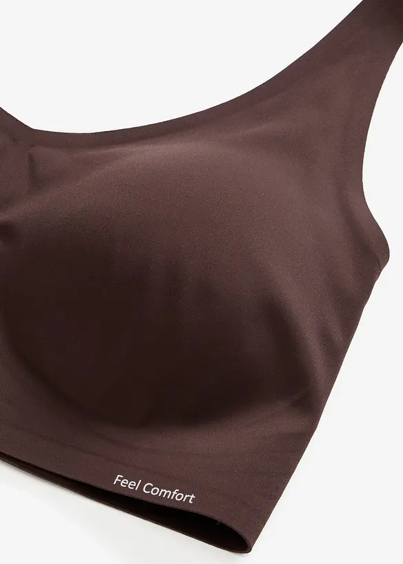 Vadderad laserskuren T-shirtbeh&aring; utan bygel fr&aring;n Feel Comfort, bonprix