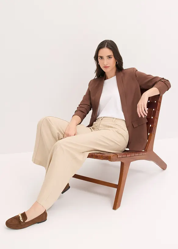 Kavaj med rynkning, bonprix