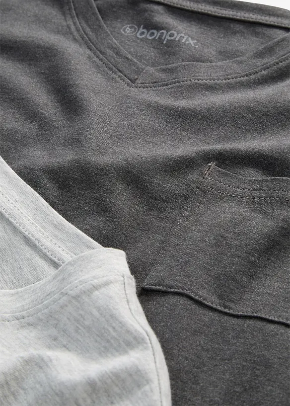 Kort pyjamas med bomull (set i 4 delar), bonprix