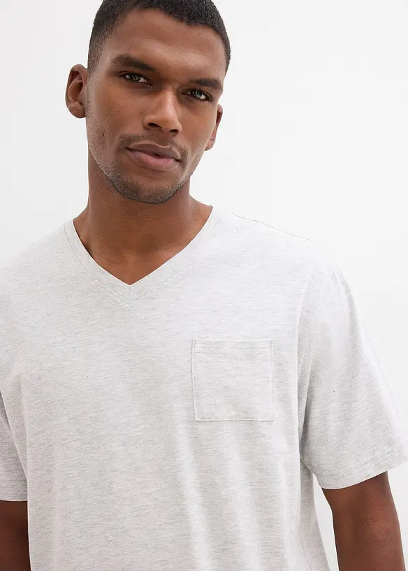 Kort pyjamas med bomull (set i 4 delar), bonprix