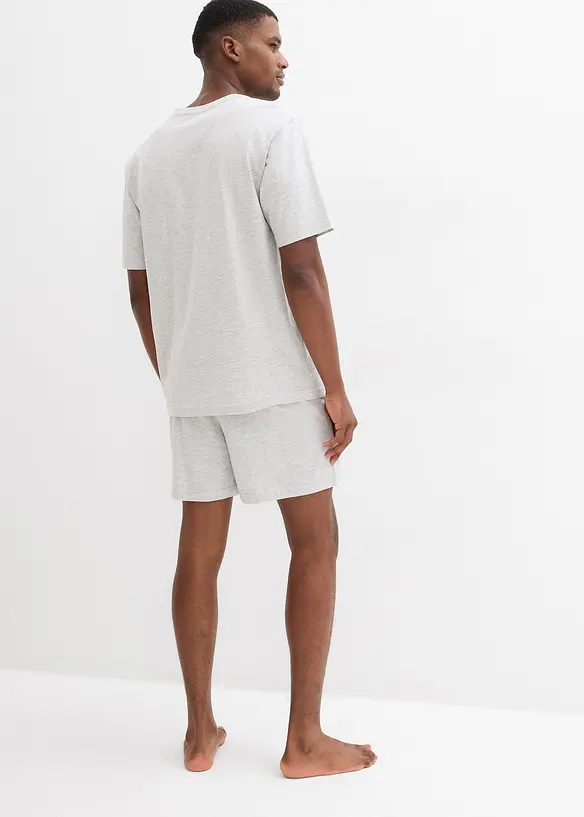 Kort pyjamas med bomull (set i 4 delar), bonprix