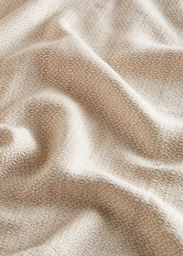 Gardinl&auml;ngd med strukturyta (1-pack), ekologisk bomull, bonprix