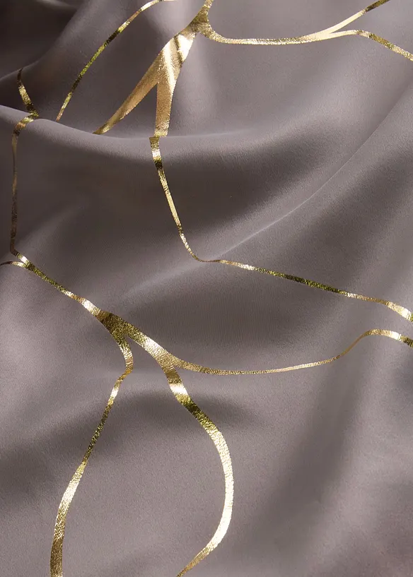 M&ouml;rkl&auml;ggande gardinl&auml;ngd med glansigt m&ouml;nster (1-pack), bonprix