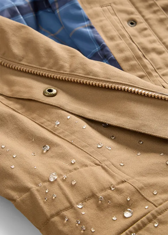 Jacka med rutigt foder, bonprix